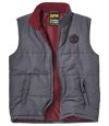 Men's Outdoor Sleeveless Puffer Vest - Grey Atlas For Men