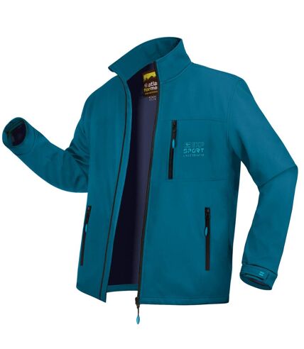 Softshell-Jacke mit Microfleece-Futter