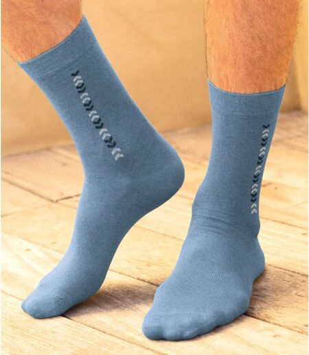 Sada 4 párov elegantných ponožiek