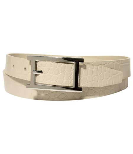 La Ceinture Texturé Effet Croco