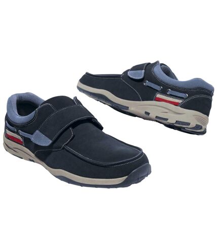 Men's Navy Boat-Style Shoes
