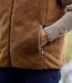 Men's Blue & Brown Reversible Padded Gilet