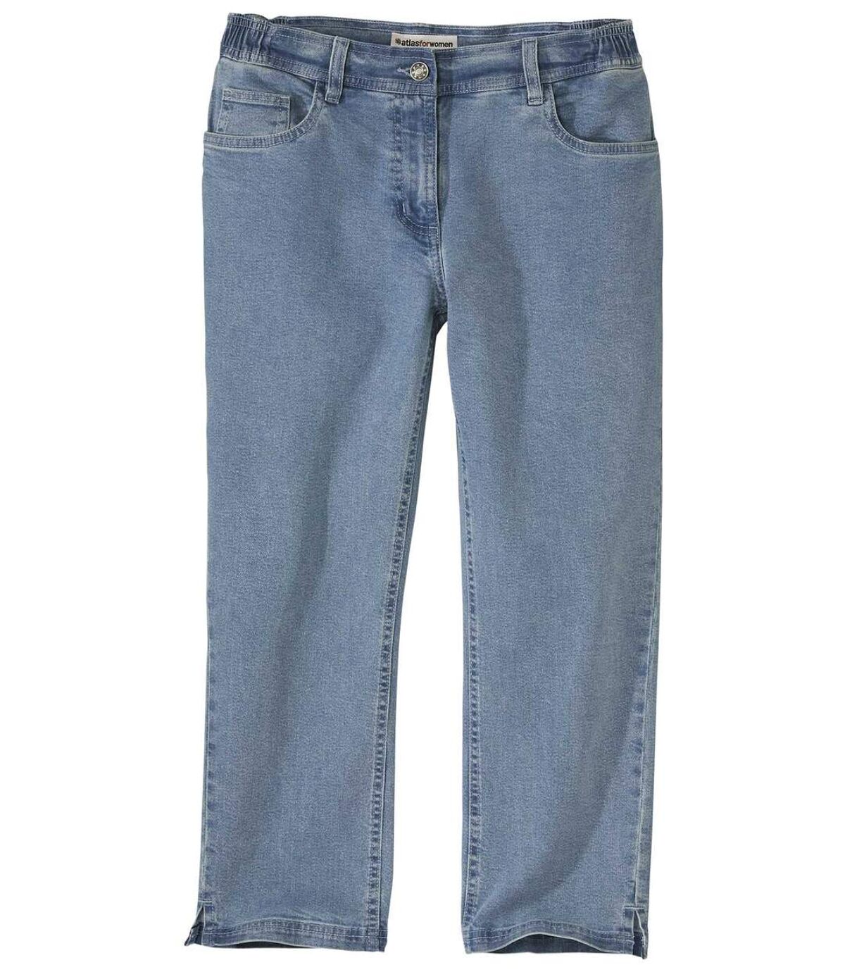 Jasnoniebieskie jeansy 7/8 ze stretchem  Atlas For Men