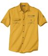 Men's Yellow Pilot-Style Shirt Atlas For Men