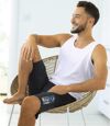 Men's Sporty Bermuda Shorts - Black Atlas For Men