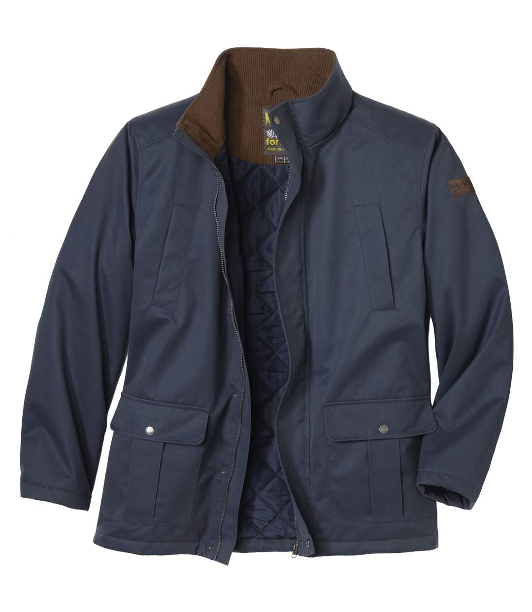 Viaszolt hatású művelúr parka-5