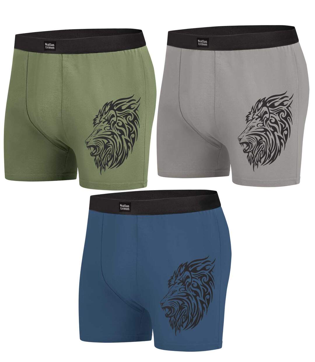 Lot de 3 Boxers Stretch Confort