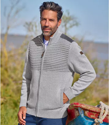 Gilet Tricot Zippé Atlas®