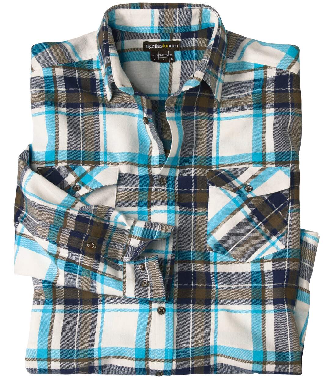 Chemise en flanelle chaude homme