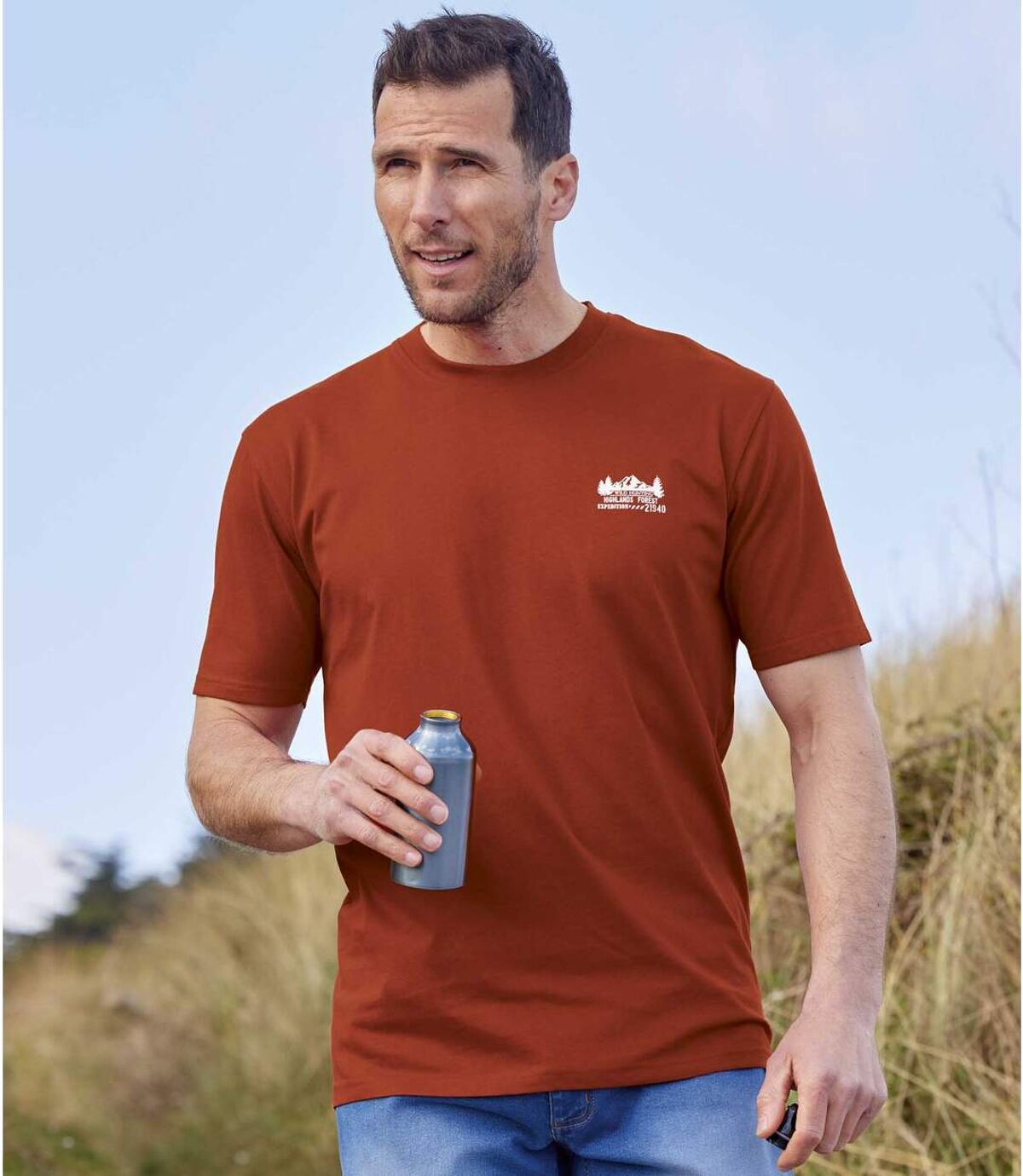 4er-Pack T-Shirts Highlands Forest Atlas For Men