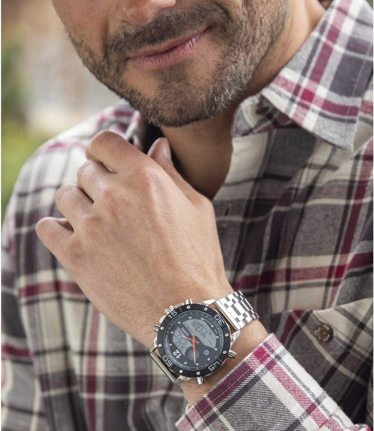 Armbanduhr CHRONO-Sport mit Doppelanzeige Atlas For Men
