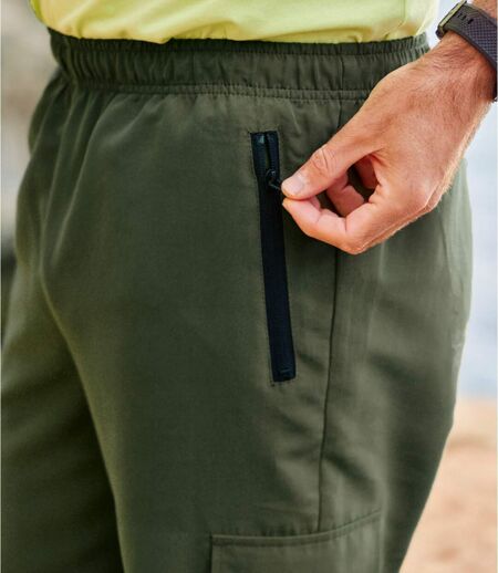 Men's Khaki Cargo Shorts