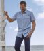 Men's Blue Palm Beach Poplin Shirt