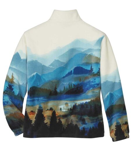 Polarowa bluza z nadrukiem Landscape