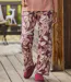 Le Pyjama d'Été Pantalon Imprimé Fleuri-4