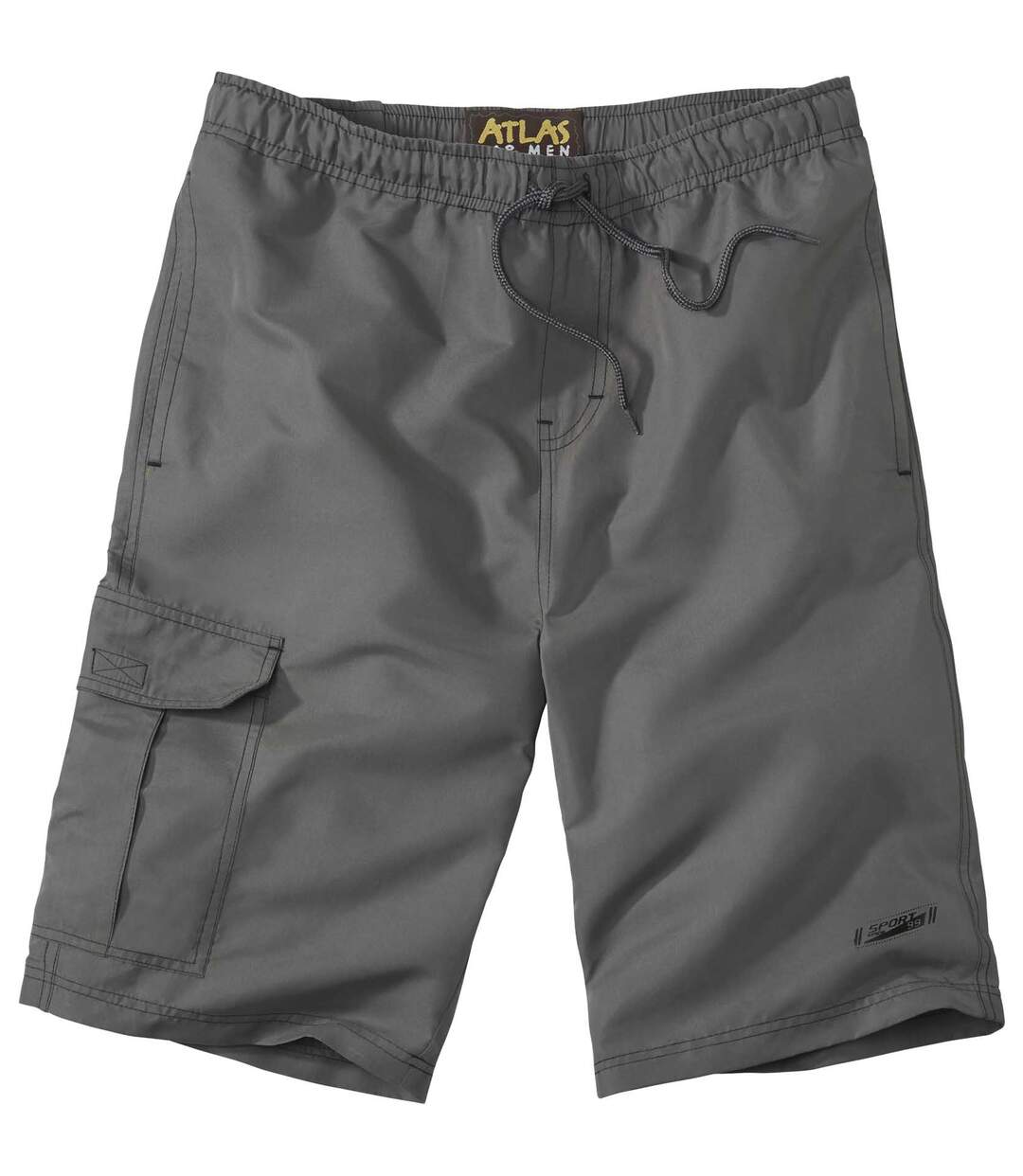 Men's Gray Casual Cargo Shorts Atlas For Men