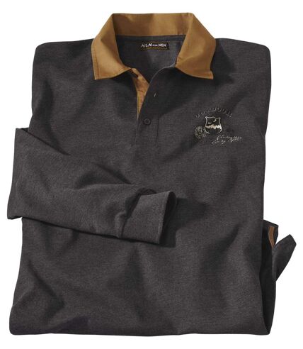 Men's Casual Grey Polo Shirt