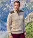 Pull Camionneur Beige-1