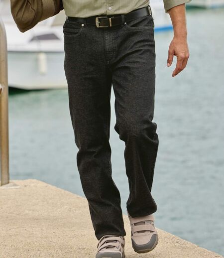 Le Jean Regular Stretch Noir