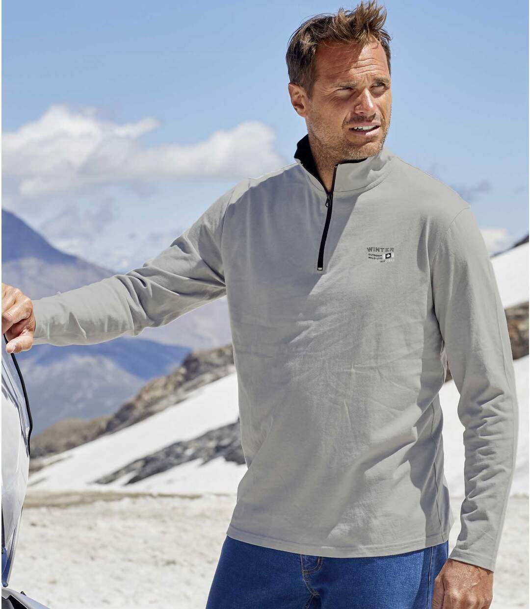 Pack of 2 Men's Grey & Black Sweaters Atlas For Men