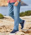 Hellblaue Stretch-Jeans Atlas For Men