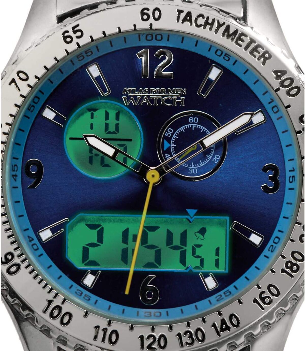 Duální hodinky s chronometrem Atlas For Men