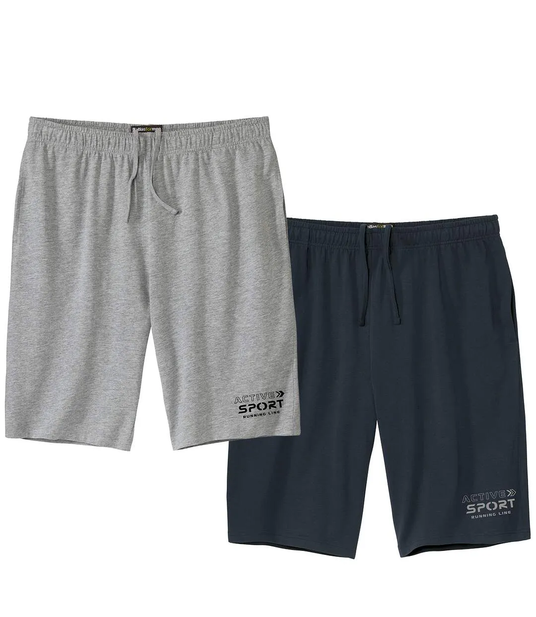 Le Lot de 2 Bermudas en Jersey-4