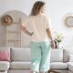 Pantalon de pyjama 7/8eme menthe-6
