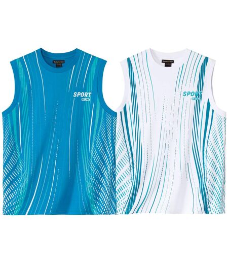 Set van 2 sportieve tanktops
