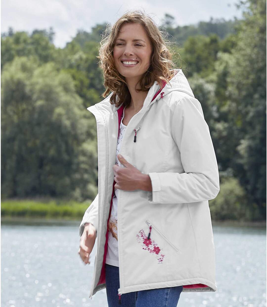 Women's Microtech Fleece-Lined Hooded Parka - Water-Repellent Atlas For Men