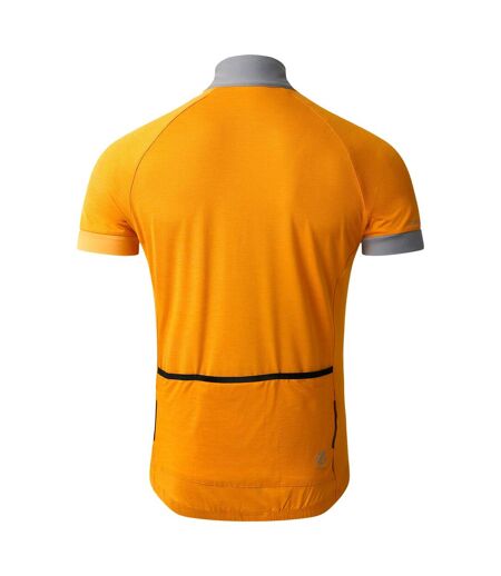 Maillot Pedal It Out Homme Orange Vif Chiné Dare 2B