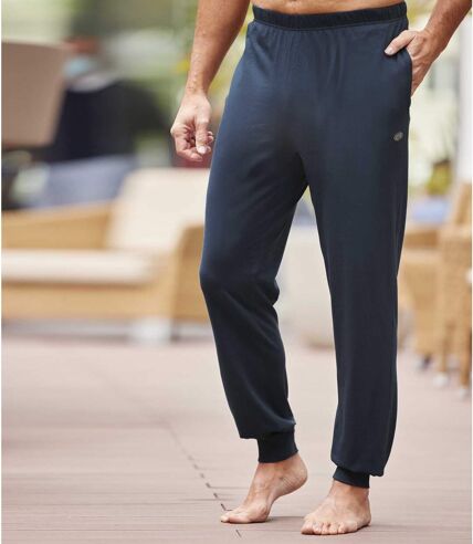 Pantalon Homme 100% coton de qualité - Coton Marine