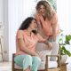 Pantalon de pyjama 7/8eme menthe-3