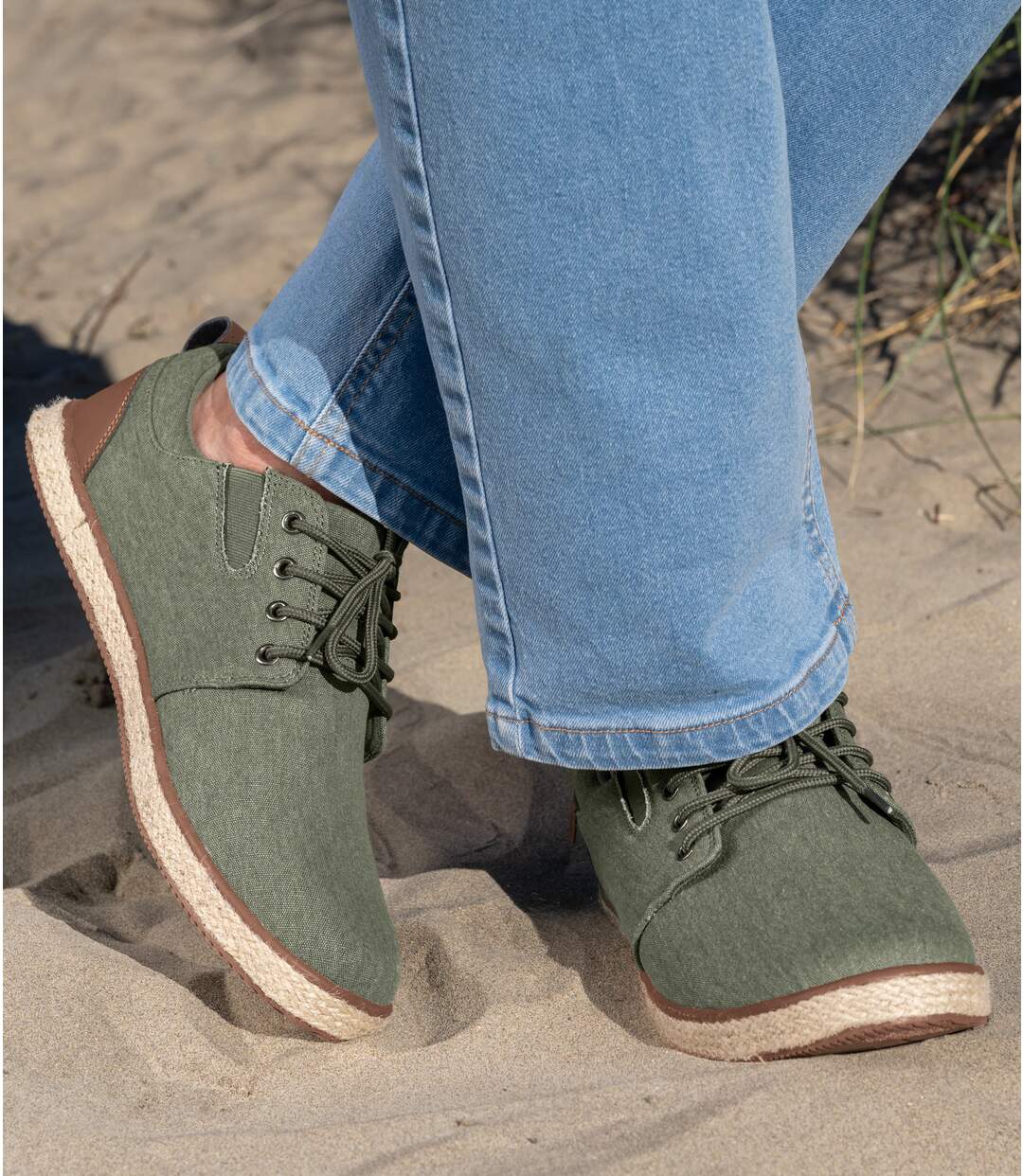 Mocassins Elastiqués à Lacets-2