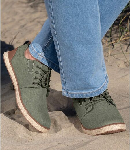 Mocassins Elastiqués à Lacets