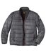 Men's Lightweight Gray Puffer Jacket
