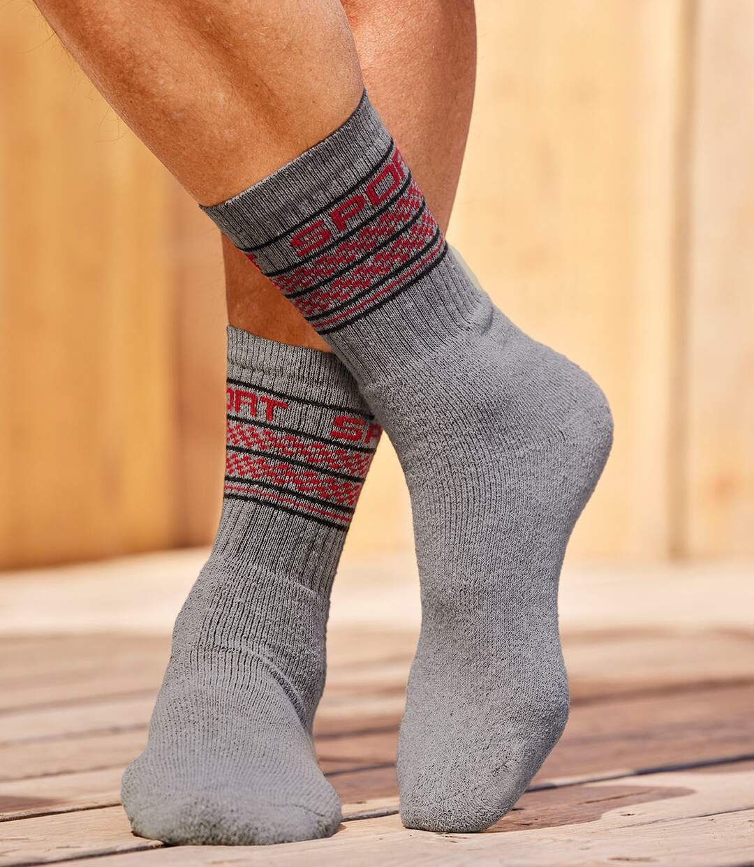 Sada 5 párů polovysokých ponožek Sport Atlas For Men