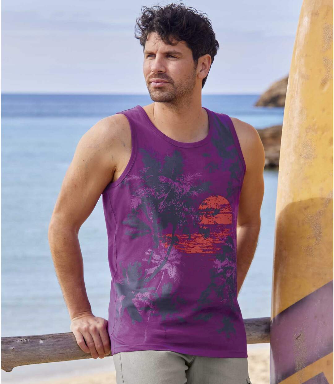 Zestaw 2 koszulek bez rękawów Pacific Sunset Atlas For Men