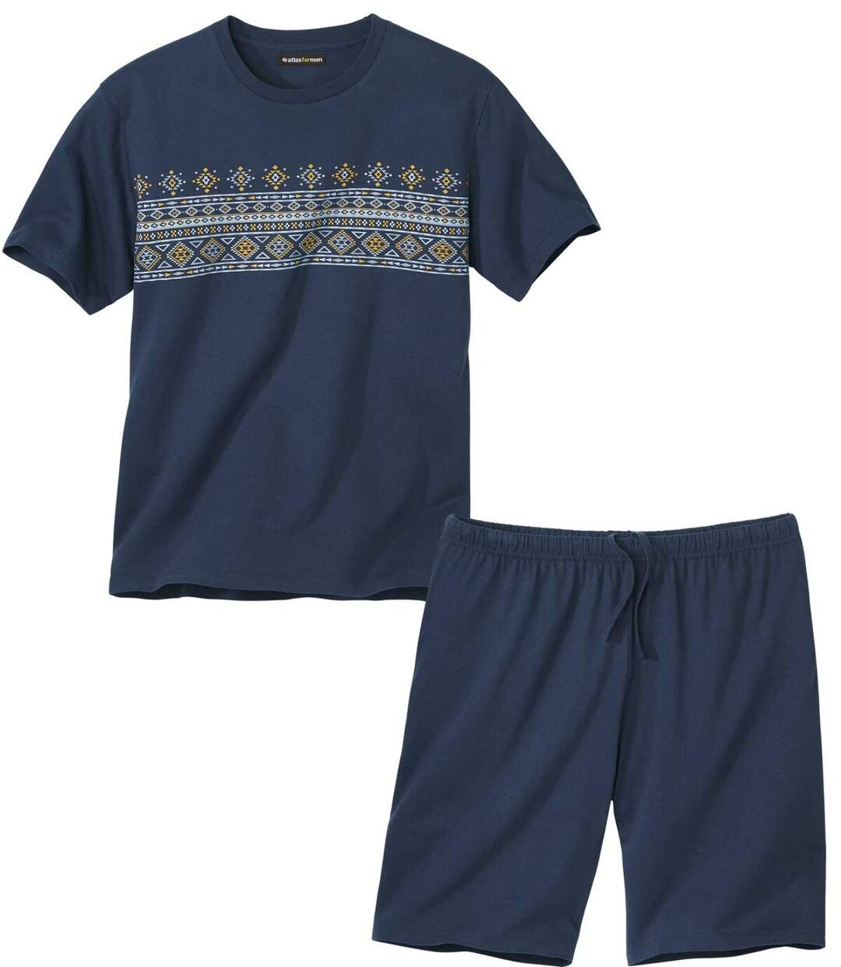 Kurzer Schlafanzug Westmount mit Jacquardmotiv Atlas For Men
