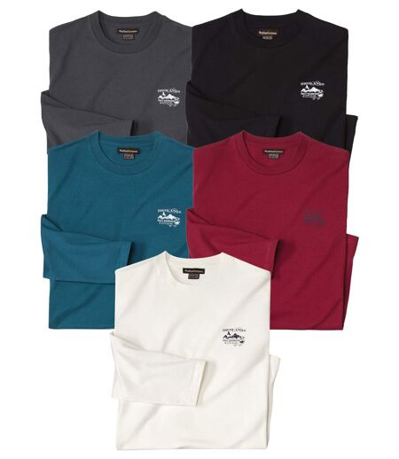 Pack of 5 Men's Long Sleeve Tops