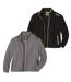  Pack of 2 Men's Sporty Microfleece Jackets - Full Zip