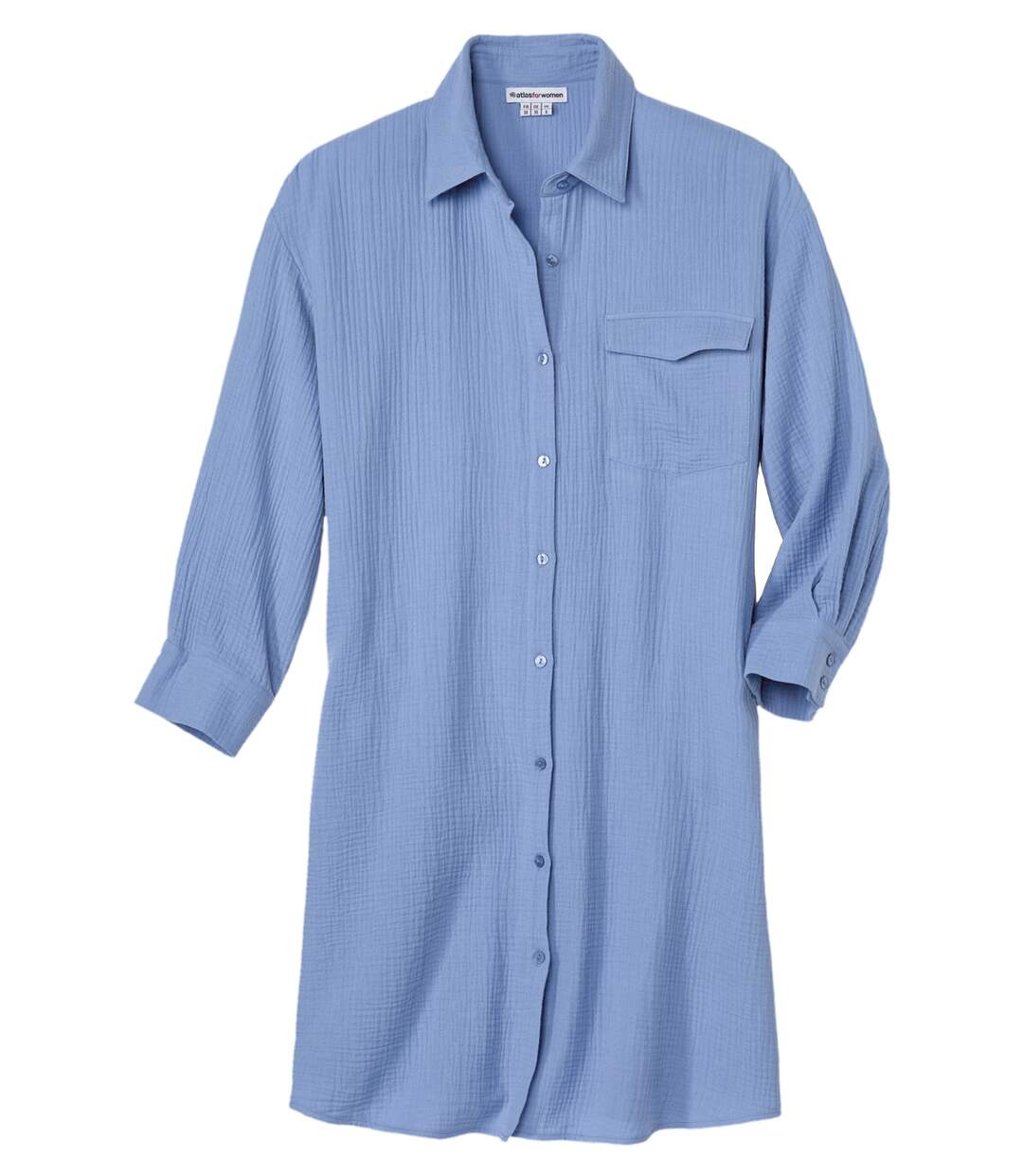 La Robe Chemise Gaze de Coton-3