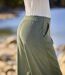 Le Pantalon Velours Coupe Ample Kaki-2