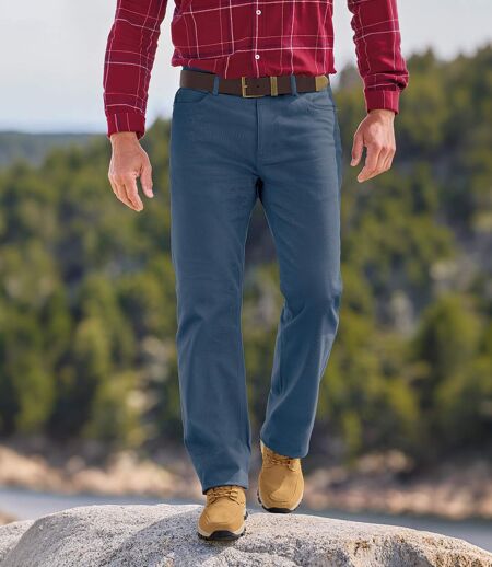 Le Lot de 2 Pantalons Twill 5 poches