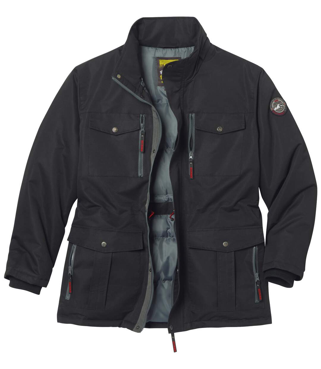 Parka antifroid déperlant homme - noir