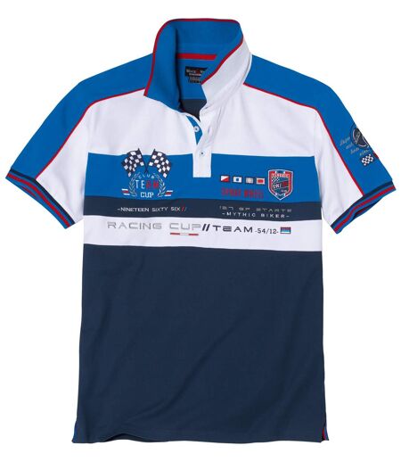 Men's Navy Piqué Polo Shirt 