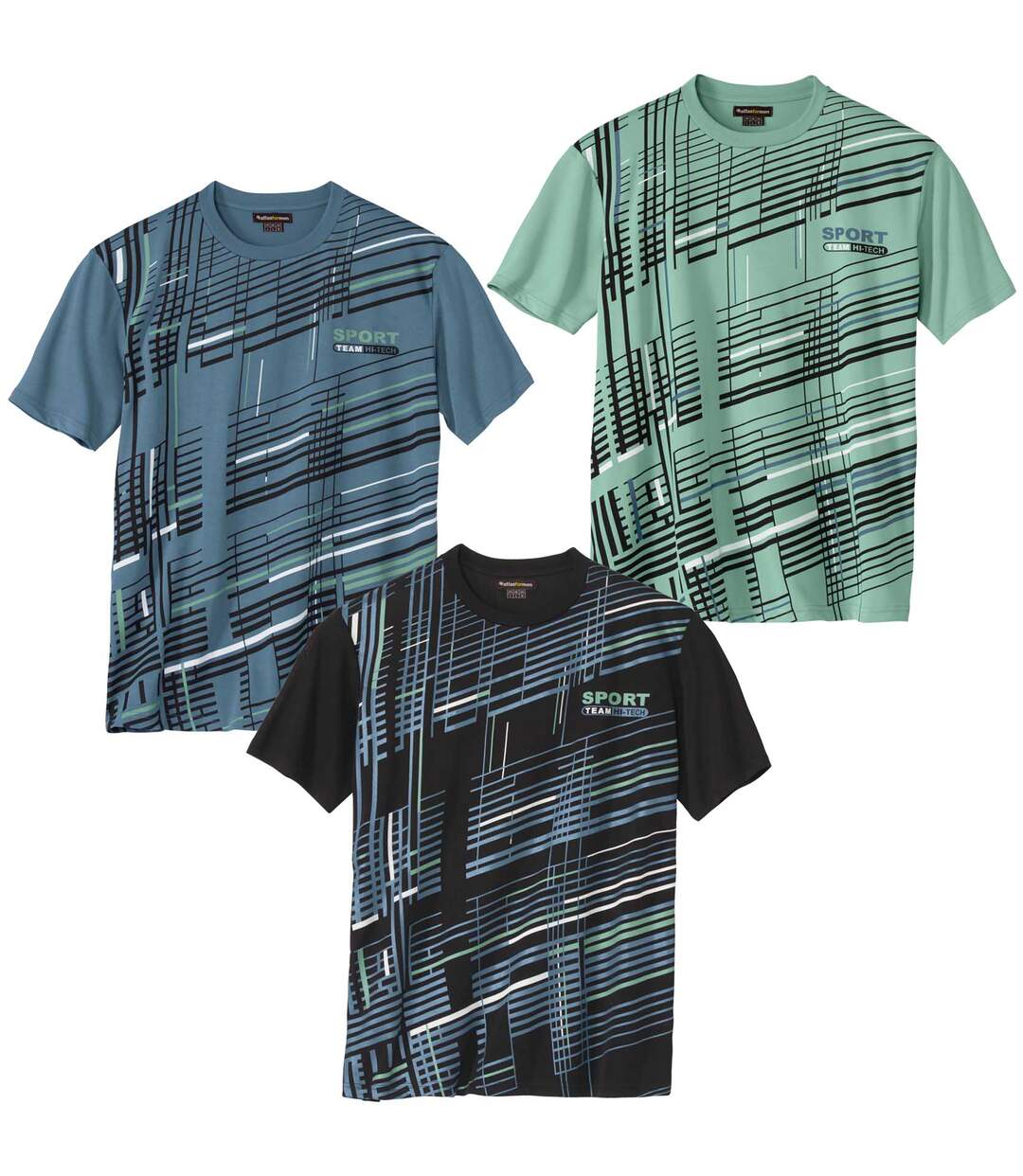 Lot de 3 Tee-Shirts Sport Graphic 