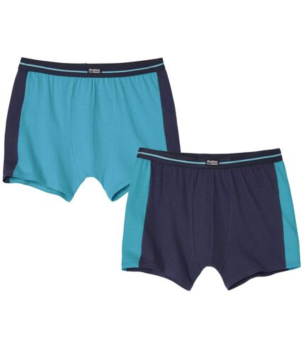 Pack of 2 Men's Boxer Shorts - Blue Navy 