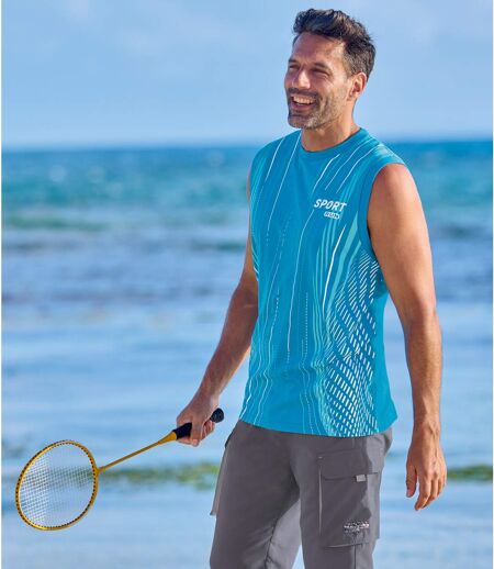 Set van 2 sportieve tanktops