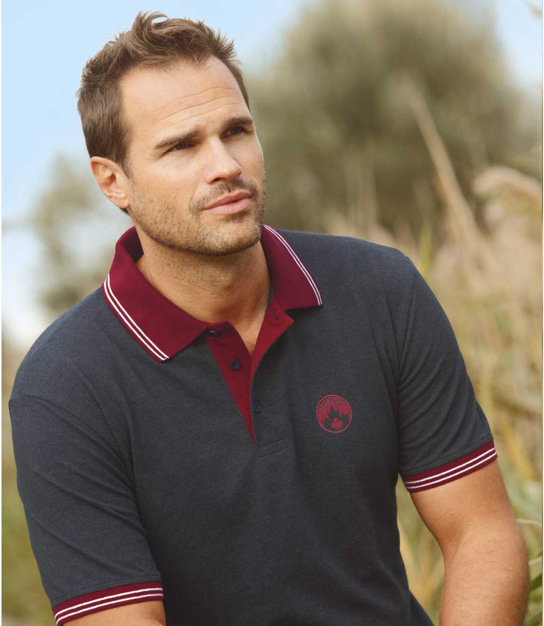 2er-Pack lässige Poloshirts-3
